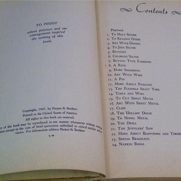 Creating Jewelry for Fun and Profit Vintage 1947 Book Andrew Dragunas Antique - Picture 4 of 7